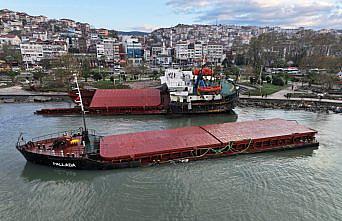 Zonguldak'ta batan geminin personelini arama kurtarma çalışmaları sürüyor