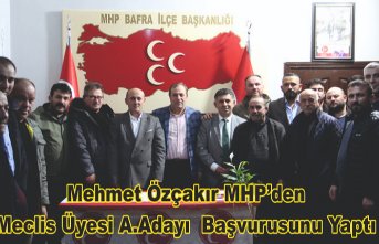 Mehmet Özçakır MHP’den Meclis Üyesi A.Adayı  Başvurusunu Yaptı