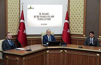 Artvin'de İl İdare Şube Başkanları Toplantısı yapıldı