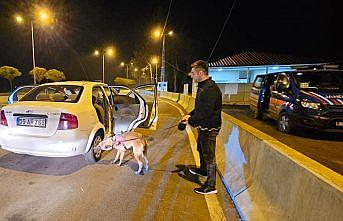 Samsun'da jandarma ekipleri yılbaşı gecesi yoğun denetim yaptı