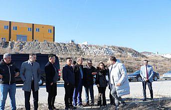 Çinli yatırımcılar Havza OSB'de inceleme yaptı