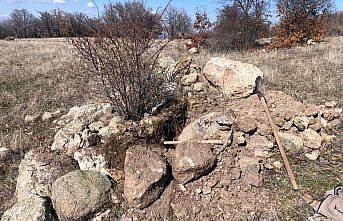 Amasya’da kaçak kazı yapan kişi yakalandı