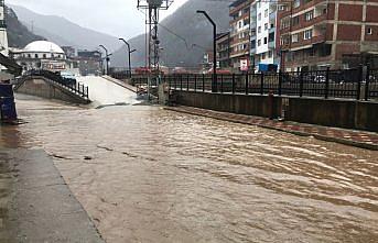 Artvin'de kar ve sağanak hayatı olumsuz etkiledi