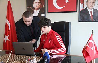 Avrupa Şampiyonu Alperen Berber, AA'nın “Yılın Kareleri“ oylamasına katıldı