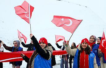Bayburt'ta Kop Dağı'nda “Şühedaya Saygı“ yürüyüşü yapıldı