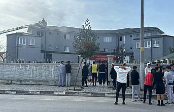 Boluspor'un altyapı tesislerinde çıkan yangın söndürüldü