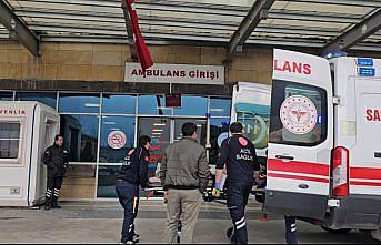 Çorum’da inşaattan düşen işçi yaralandı