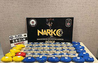 Düzce'de asayiş, uyuşturucu ve kaçakçılıkla mücadele operasyonları