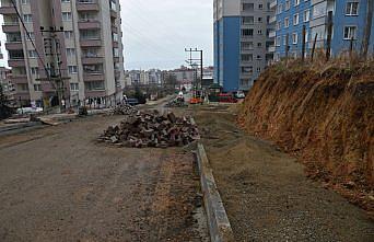 Espiye Belediyesinin altyapı ve üst yapı çalışmaları sürüyor