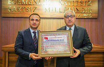 Fatsa Belediye Başkanı Kibar'a hemşehrilik beratı verildi