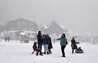 Giresun'da doğaseverler Kümbet Yaylası'ndaki Kar Festivali'nde buluştu