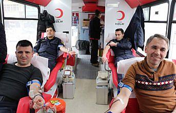 Havza'da kan bağışı kampanyası düzenlendi