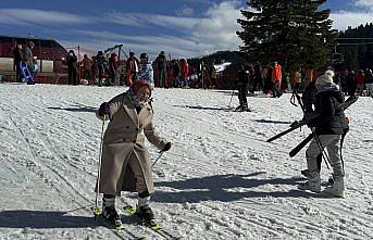 Ilgaz Dağı'nda bu sezon yaklaşık 1500 kişiye kayak eğitimi verildi