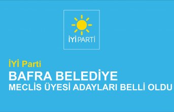 İYİ Parti Bafra Belediye meclis üyesi adayları belli oldu