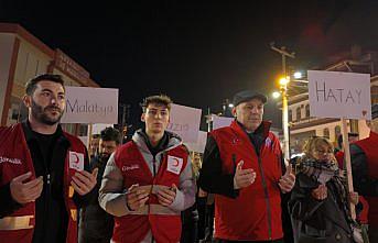 Kahramanmaraş merkezli depremlerde hayatını kaybedenler Mudurnu'da anıldı