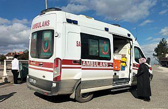 Karabük'te iki otomobilin çarpıştığı kazada 1 kişi yaralandı