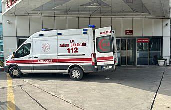 Karabük'te kolu merdaneye sıkışan işçi hastaneye kaldırıldı