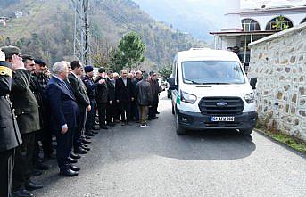 Kıbrıs gazisi Ahmet Kırcı, Trabzon'da son yolculuğuna uğurlandı