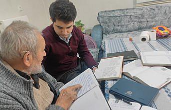 Oğuzlar Kaymakamı Turan'dan 71 yıldır günlük tutan Hastaoğlu'na ziyaret