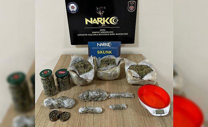 Ordu'da uyuşturucu operasyonunda 3 şüpheli tutuklandı