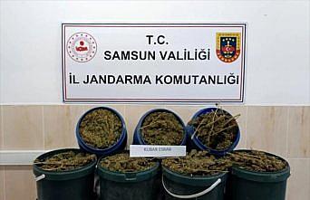 Samsun'da 17 kilo 700 gram esrar ele geçirildi