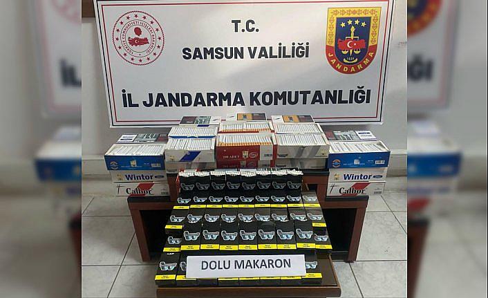 Samsun'da 7 bin 300 makaron ele geçirildi