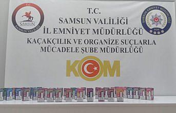 Samsun'da gümrük kaçağı elektronik sigaralar ele geçirildi
