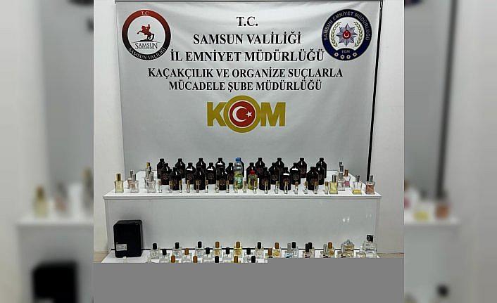 Samsun'da gümrük kaçağı parfüm operasyonunda 3 şüpheli yakalandı