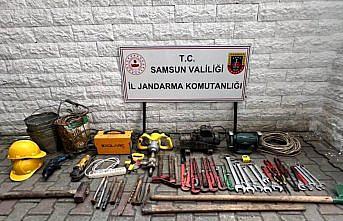 Samsun'da izinsiz kazı yapan 5 zanlı suçüstü yakalandı