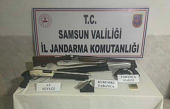 Bafra’da kaçak silah operasyonunda 1 kişi yakalandı