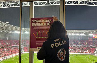 Samsun'da polis yasa dışı bahis konusunda taraftarları uyardı