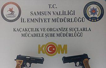 Samsun'da silah kaçakçılığı operasyonunda 3 zanlı yakalandı