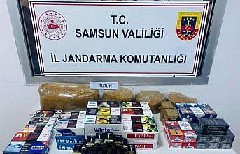 Bafra'da tütün ve sigara kaçakçılığı operasyonunda 4 zanlı yakalandı