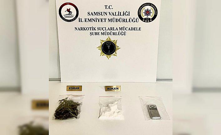 Samsun'da uyuşturucu operasyonunda 2 kişi gözaltına alındı