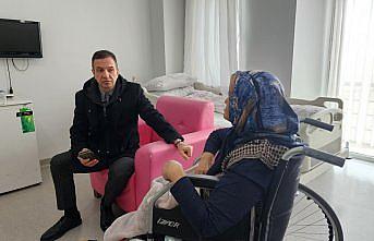 Suluova'da bakıma muhtaç yaşlı kadın huzurevine yerleştirildi