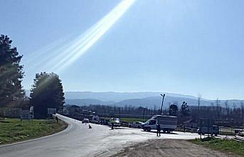 Tokat’ta motosiklet kazasında sürücü yaralandı