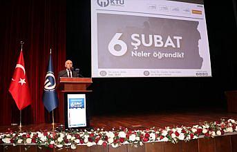 Trabzon Valisi Yıldırım, “6 Şubat: Neler Öğrendik“ panelinde konuştu: