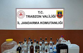Trabzon'da sahte içki ele geçirildi