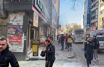 Zonguldak'ta bir dükkanın bacasında çıkan yangın söndürüldü