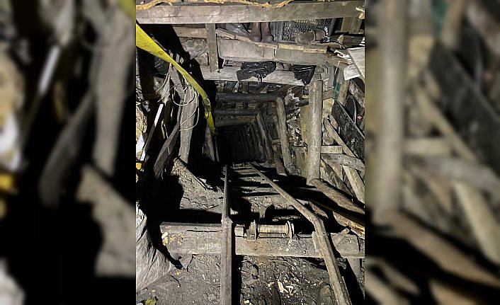 Zonguldak'ta ruhsatsız işletilen maden ocağı imha edildi