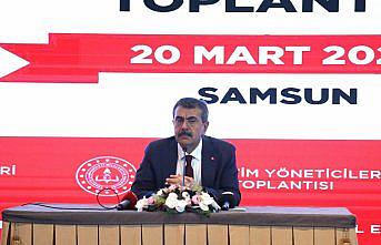 Bakan Tekin, Samsun İl Eğitim Yöneticileri Toplantısı'nda konuştu: