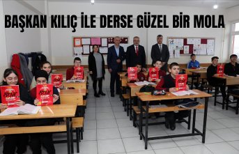 BAŞKAN KILIÇ İLE DERSE GÜZEL BİR MOLA