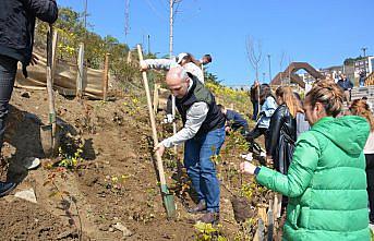 Düzce Üniversitesinde fidan dikim etkinliği düzenlendi