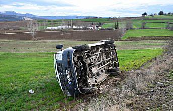 Samsun'da öğrenci servisi devrildi, 20 kişi hafif yaralandı