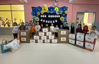 Havza'da minik yürekler ramazanda ihtiyaç sahiplerini sevindirdi