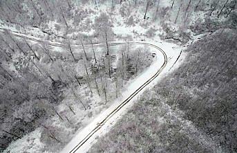Kastamonu'da kar yağışı etkisini sürdürüyor