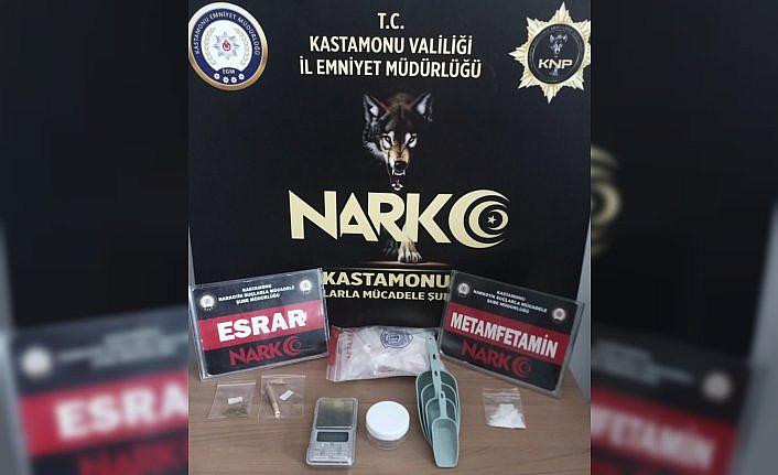 Kastamonu'da uyuşturucu operasyonunda yakalanan zanlı tutuklandı