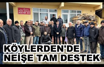 Köylerden’de Neişe tam destek. Şükrü NEİŞ’ten Köyleri İhya Edecek Projeler