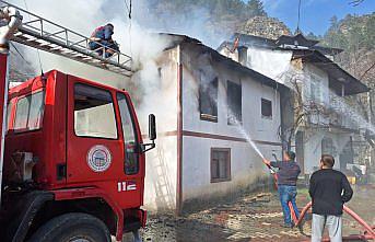 Mudurnu'da evde çıkan yangın söndürüldü