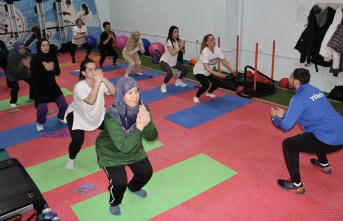 Sinop'ta kadınlar rekreatif ve egzersiz antrenmanlarıyla sağlıklarına kavuşuyor